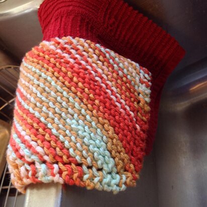 No Problem! Washcloth - knitting pattern