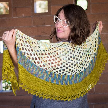 Farmers Market Shawl - knitting pattern