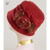 Simplicity 8573 Women's Flapper Hats in Three Sizes - Paper Pattern, Size A (S-M-L)