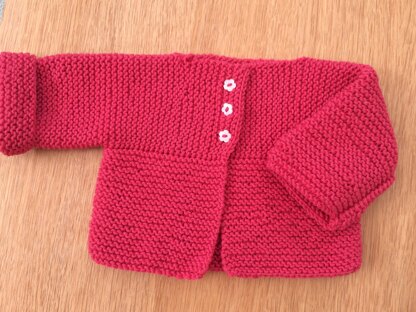 pink cardi