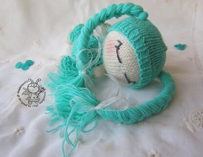 Pebble doll for sleep girl.