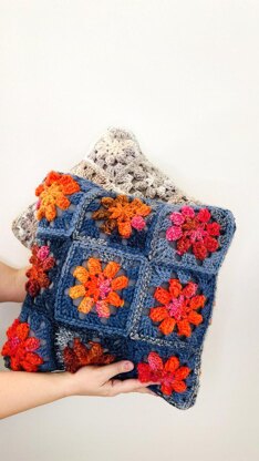 Cosmic Blooms Pillow