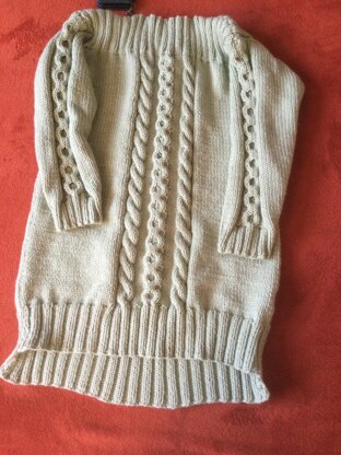 Ladies Chunky knit long jumper