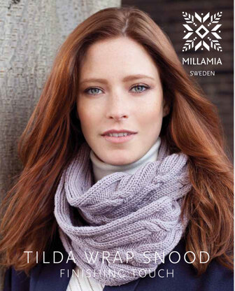 Tilda Wrap Snood in MillaMia Naturally Soft Aran - Downloadable PDF