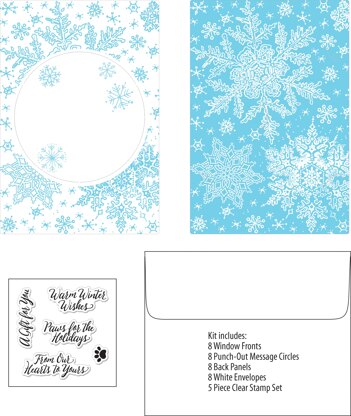 Stampendous Windowrama Card Kit - Winter