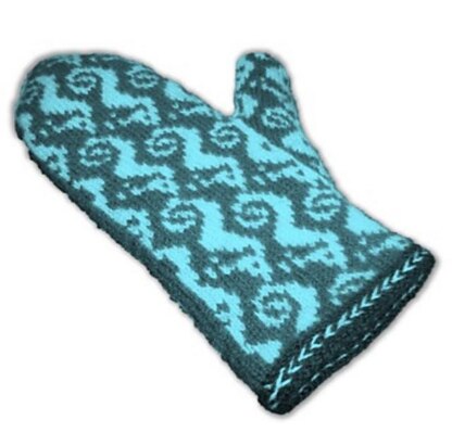 Seahorses Mittens