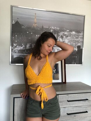 Crochet Pattern - Summer Waves Bralette