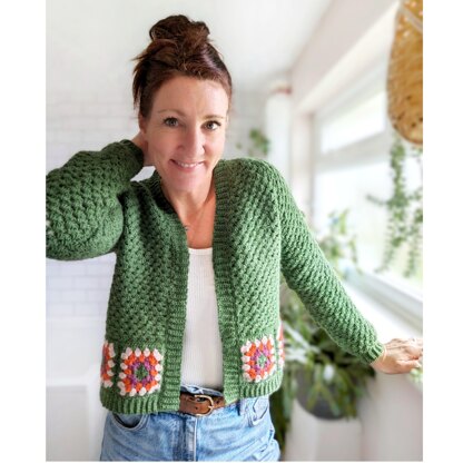 Lowrider cardigan UK crochet terms