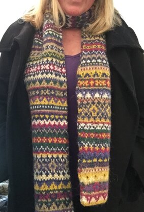 FINISHED my first attempt at Fair Isle