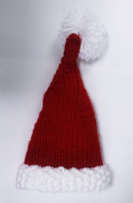 Santa Hat, Super chunky, quick knit for all the family, baby to adult