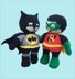 Batman, superman, spiderman, Robin soft toys