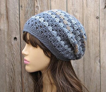 Grey Crochet hat