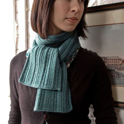 Piece Scarf in Berroco Ultra Alpaca Light DK