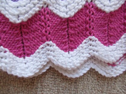 Garter Stitch Chevron Cardigan