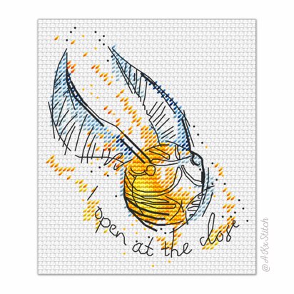 Snitch Cross Stitch PDF Pattern