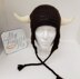 Buffalo Horned Earflap Hat