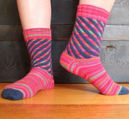 Banksia Spiral Socks