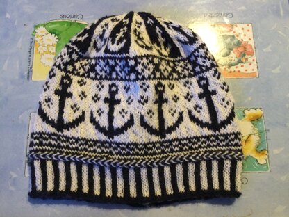 Anchors beanie