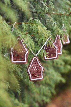 Gingerbread house ornament