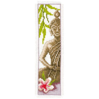 Vervaco Buddha Bookmark Cross Stitch Kit - 6cm x 20cm