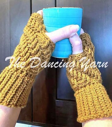 Whispering Wind Fingerless Gloves