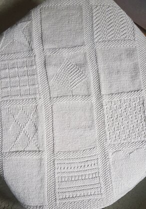 Patches baby blanket