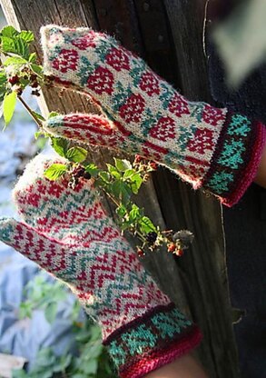 Raspberry Mittens