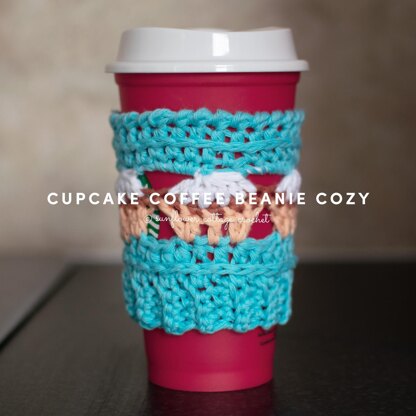 Cupcake Coffee Beanie Cozy