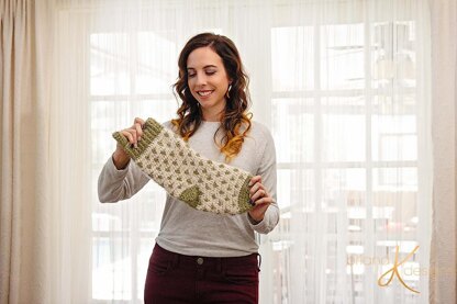 Polka Dot Stocking Crochet