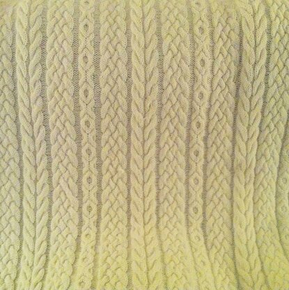 Irish Wedding Aran Afghan