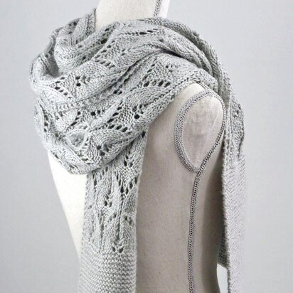 Cloud Covered Scarf - knitting pattern