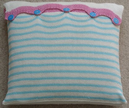 Seaside Doughnuts Cushion Cover