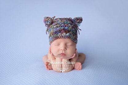 #29 Star stitch kitty hat