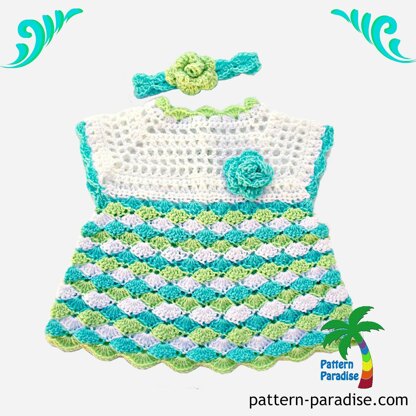 Shelly Dress & Headband PDF12-109