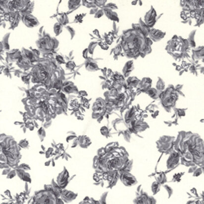 Rose & Hubble Cotton Poplin Printed - CP0231 - Floral Ivory