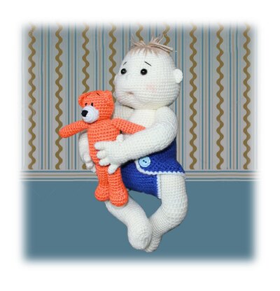 Baby Ollie Amigurumi Doll