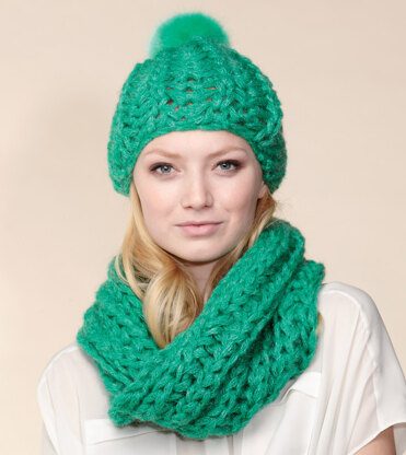 Hats & Snoods in Rico Fashion Gigantic Mohair - 209 - Downloadable PDF