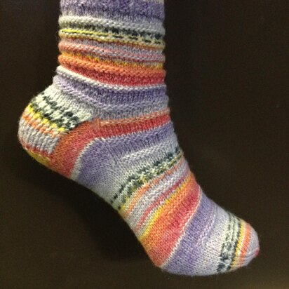 Knit, Purl and a Little Slip 4 ply Socks - knitting pattern