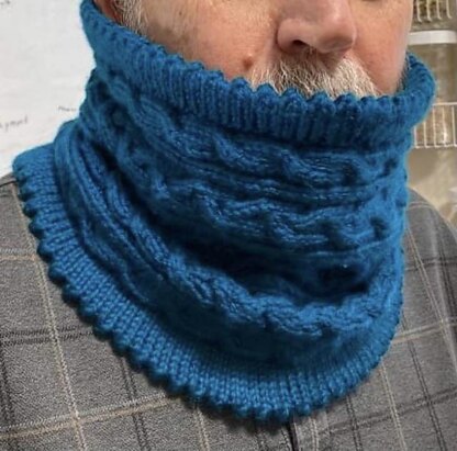 Cabled Country Comfort Cowl