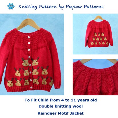 Reindeer Motif Jacket (no 118)