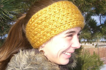 Buttoned Ear Warmer