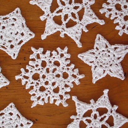 Quick and simple snowflakes and stars