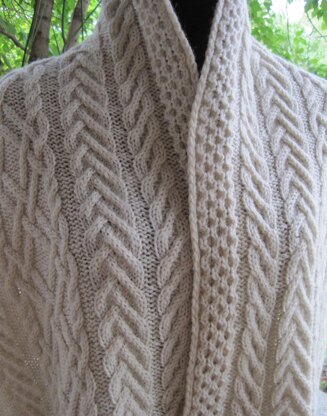 Cross Keys Shawl Stole Scarf