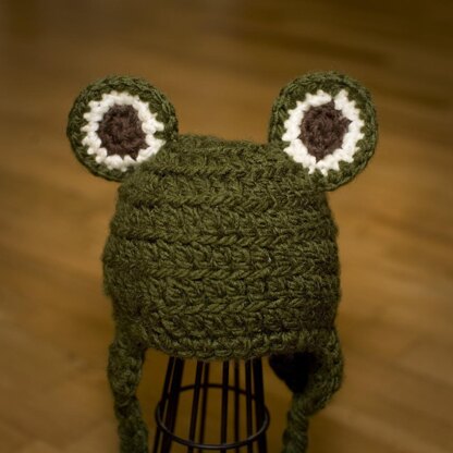 Frog Baby Hat Pattern Quick and Easy