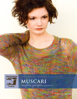 Muscari Raglan Jumper in Juniper Moon Farm Findley Dappled