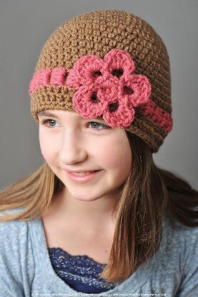 Gracie Hat with flower or bow