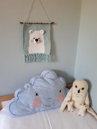 Polar bear wall decor