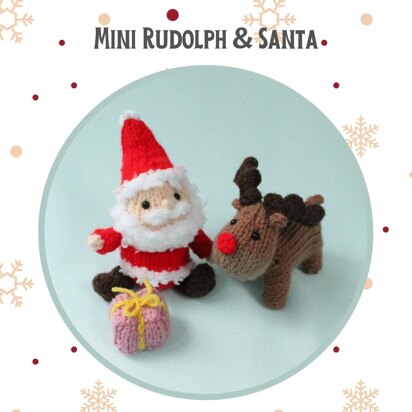 Mini Rudolph and Santa