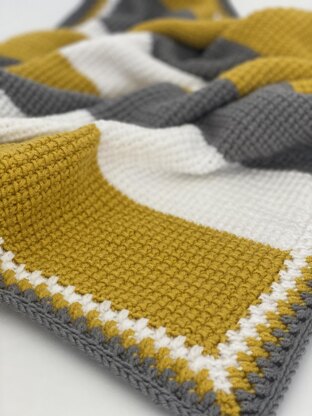 Dash Stitch Crochet Pattern - Lightly textured crochet stitch for blankets