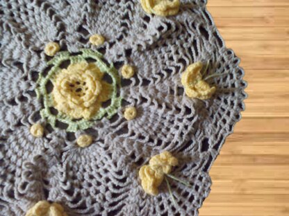 Crochet Cushion Doily Pattern